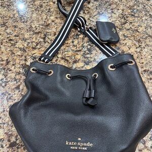 Kate Spade Black Satchel with Gold Hardware